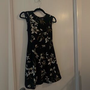 Black Floral Dress (XS) from Dynamite